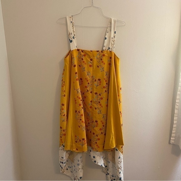 Zara Floral Handkerchief Hem Dress - Picture 5 of 14